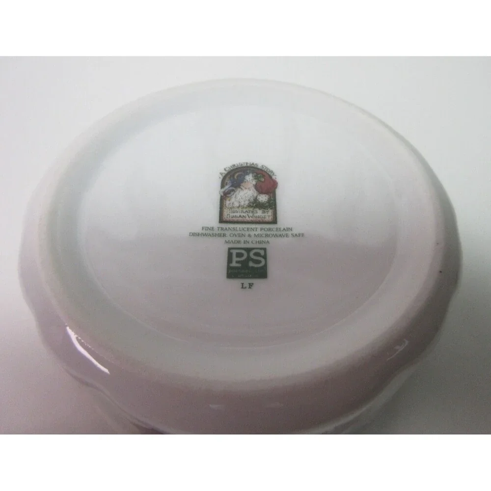 Portmeirion Studio A Christmas Story Bowl & Sleigh Spreader 2 Piece Dip Set